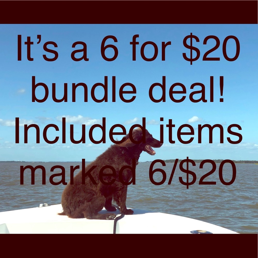 6 items for $20!